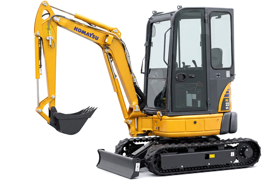 Komatsu PC22MR-3 гусеничный мини-экскаватор
