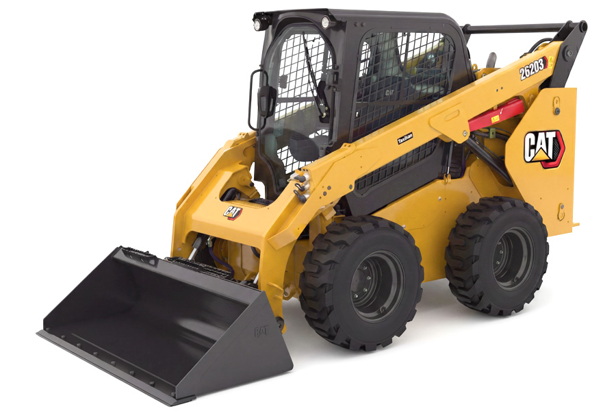 Колёсный фронтальный мини-погрузчик с бортовым поворотом Caterpillar CAT 262D3