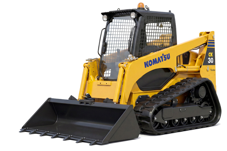 Фронтальный мини-погрузчик гусеничный Komatsu CK30-1