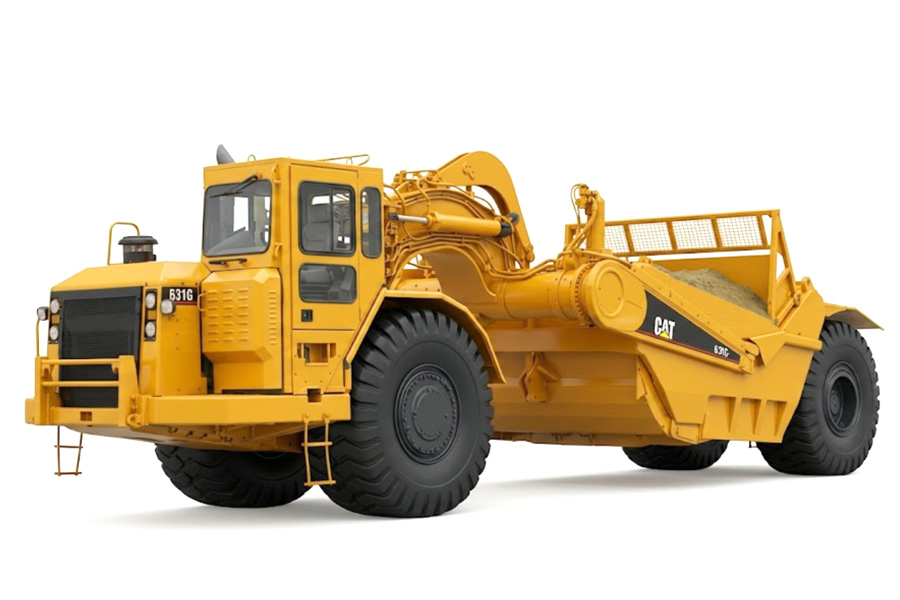 CAT 631G Caterpillar - колёсный трактор-скрепер