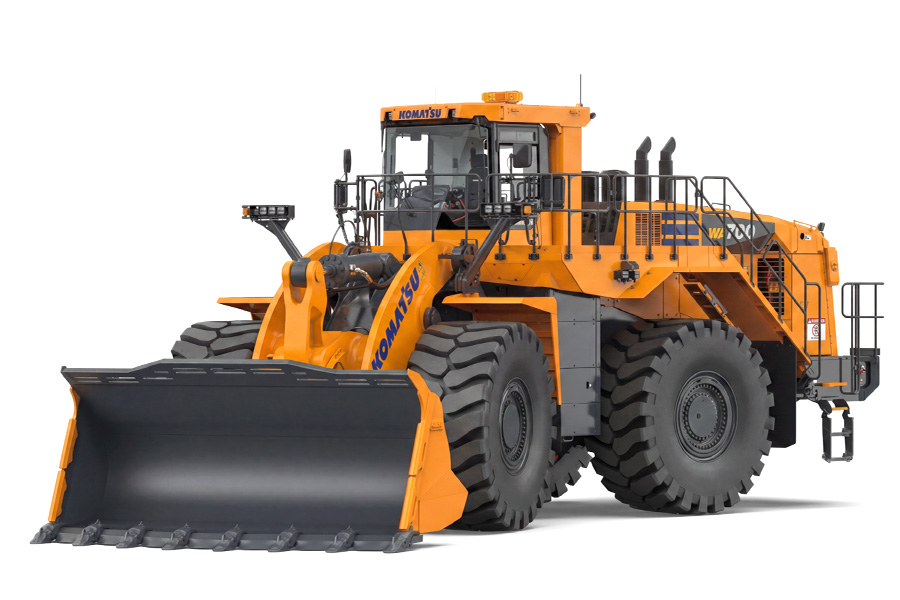 Супермощный тяжёлый колёсный фронтальный погрузчик Komatsu WA700-8