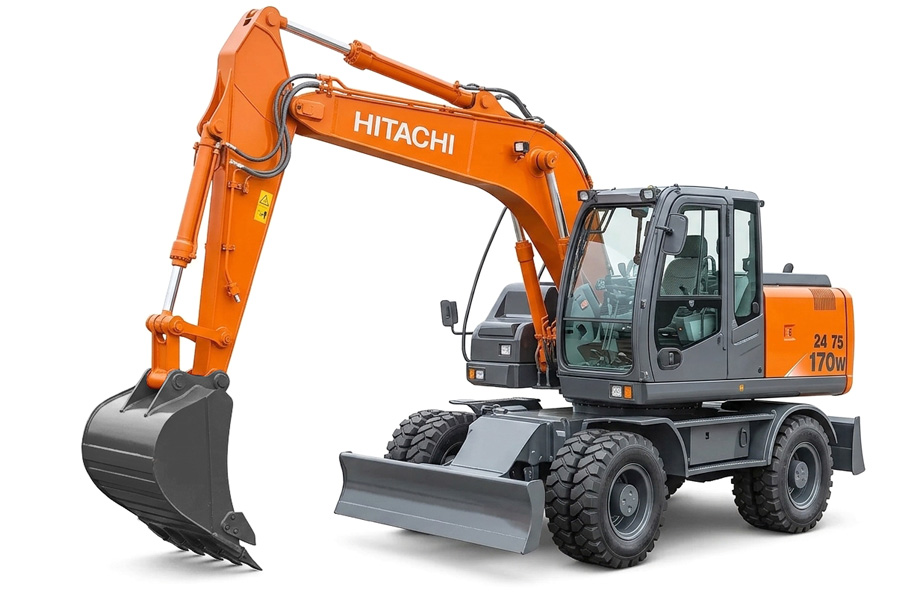 Аренда колёсного экскаватора Hitachi ZX170W-5A